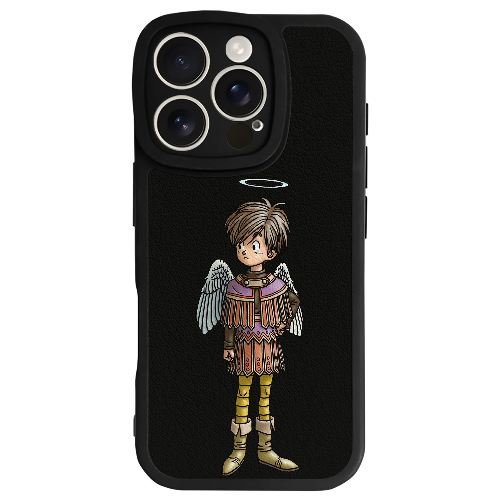 （画像用） ドラゴンクエスト Doragon Kuesuto Dragon Quest 【iPhone 16シリーズ対応】シリコンスマホケース（レザー調） 材質：シリコン